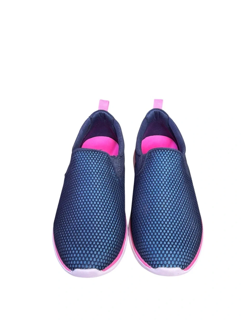 Vionic Vortex Zeta Slip-On Sneakers – Navy Blue & Pink | Women’s Size 9